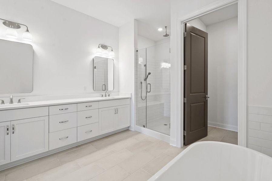 Representative furnished interior of a home built from the The Cascade II by The Providence Group in Waterside Condos, Peachtree Corners (Image 9).