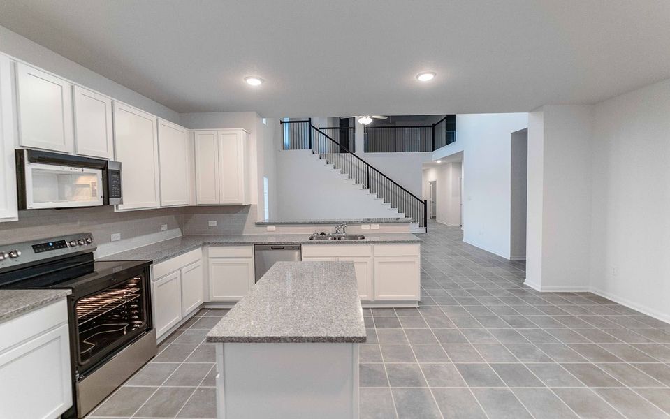 Furnished interior view inside a new home in Hannah Heights, Seguin (Image 4).