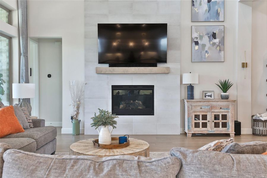 Furnished interior view inside a new home in Elyson, Katy (Image 6).