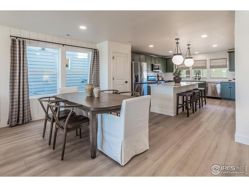 Furnished interior view inside a new home in Prairie Song Story Collection - Single Family Homes, Windsor (Image 31).