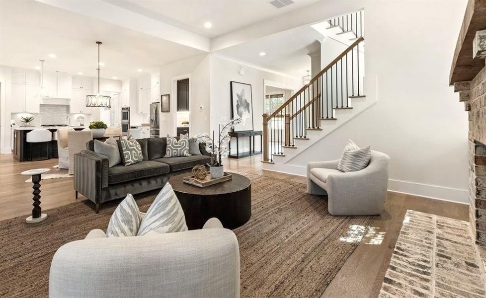 Furnished interior view inside a new home in , Buford (Image 5).