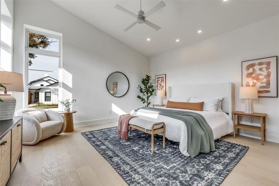 Furnished interior view inside a new home in , Dallas (Image 16).