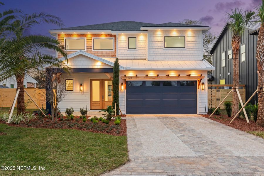 Front exterior of a new home in , Jacksonville Beach, FL, highlighting curb appeal (Image 2).