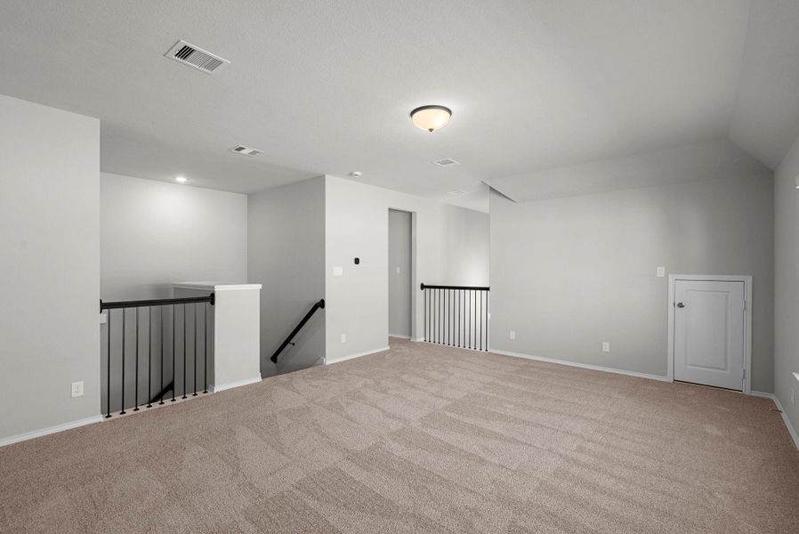 Spacious, unfurnished interior of a new home in The Trails 50', New Caney (Image 17).