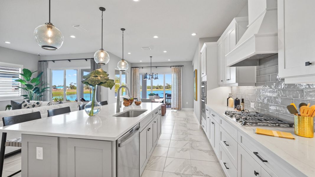 Representative furnished interior of a home built from the Sea Mist by Neal Communities in Vistera of Venice, Venice (Image 8).