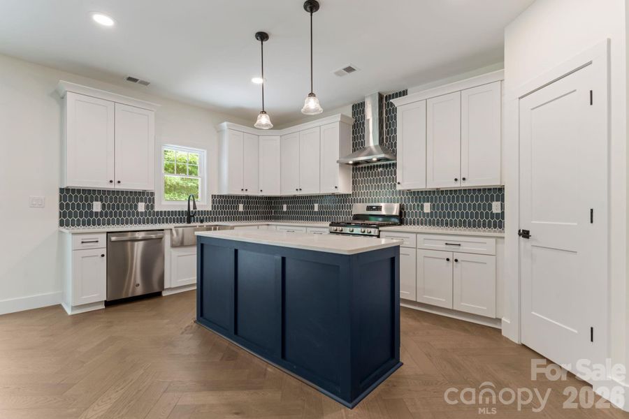 Furnished interior view inside a new home in , Huntersville (Image 18).