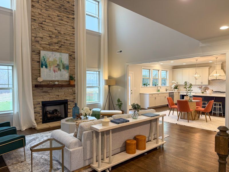 Representative furnished interior of a home built from the Lancaster by Keystone Homes NC in Preserve at Carriage Cove, Oak Ridge (Image 21). Representative furnished interior of a home built from the Lancaster by Keystone Homes NC in Preserve at Carriage Cove, Oak Ridge (Image 21).