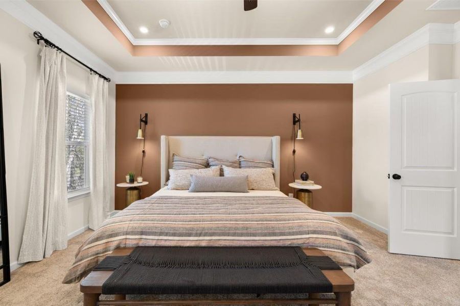 Furnished interior view inside a new home in Franklin Manor, Lawrenceville (Image 29).