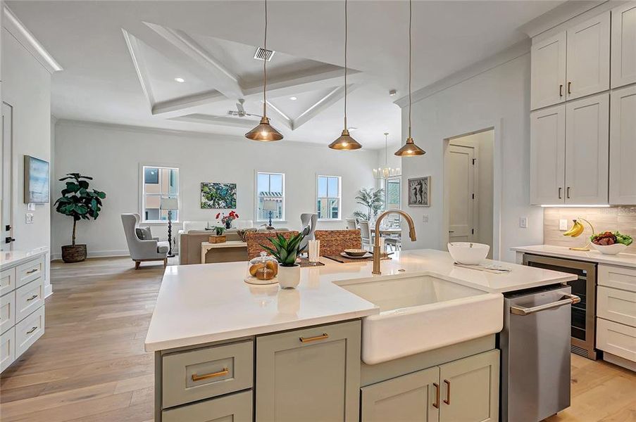 Furnished interior view inside a new home in , Tampa (Image 45).