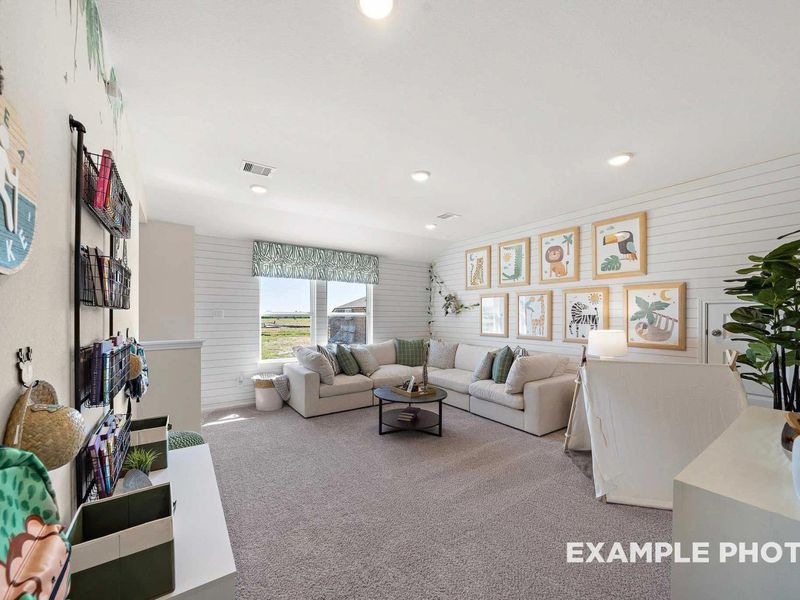 Furnished interior view inside a new home in Enclave at Newport, Crosby (Image 9). Furnished interior view inside a new home in Enclave at Newport, Crosby (Image 9).