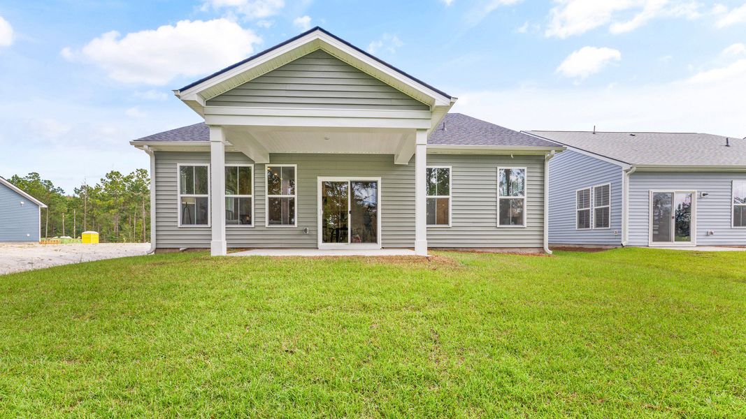 Representative exterior details of a home built from the Chelsea by DRB Homes in Chestnut Farms, Longs (Image 3). Representative exterior details of a home built from the Chelsea by DRB Homes in Chestnut Farms, Longs (Image 3).