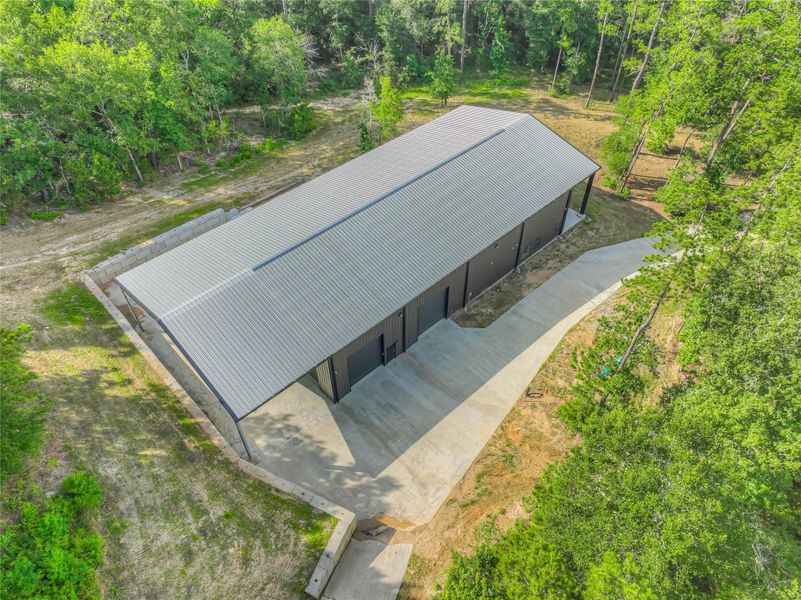 Ariel of 8,200 sqft barndominium Ariel of 8,200 sqft barndominium