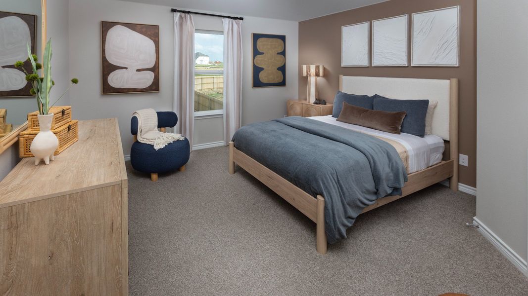 Representative furnished interior of a home built from the The Campbell by Legend Homes in Bluestem, Brookshire (Image 15).