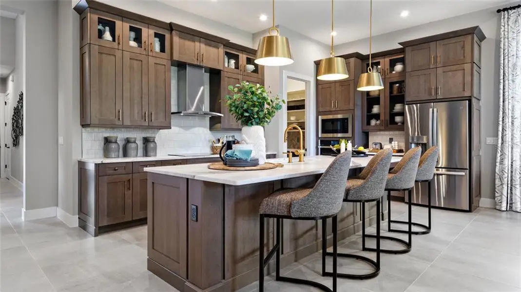 Furnished interior view inside a new home in The Reserve at Victoria, Deland (Image 4).