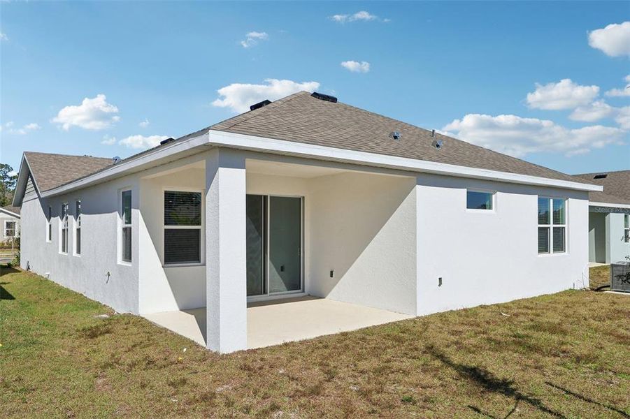 Exterior details and patio area of a home in Brack Ranch, St. Cloud (Image 13). Exterior details and patio area of a home in Brack Ranch, St. Cloud (Image 13).