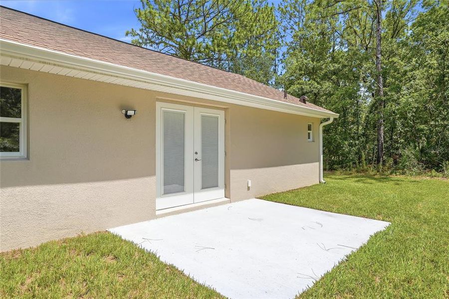 Exterior details and patio area of a home in , Brooksville (Image 31). Exterior details and patio area of a home in , Brooksville (Image 31).