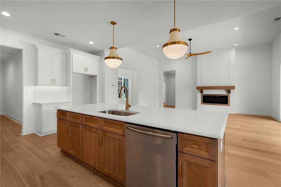 Furnished interior view inside a new home in , Calhoun (Image 8).