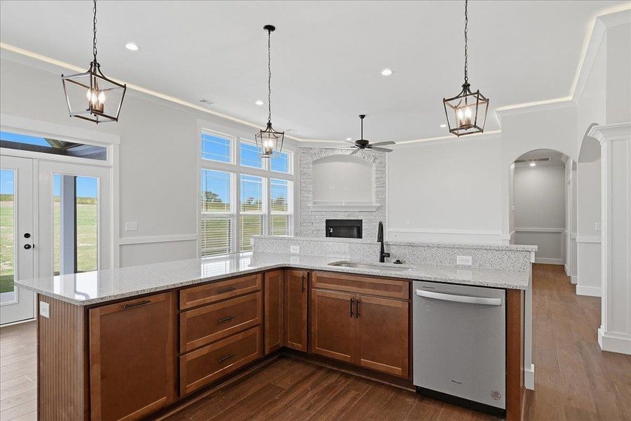 Furnished interior view inside a new home in Sky View, Columbus (Image 9).