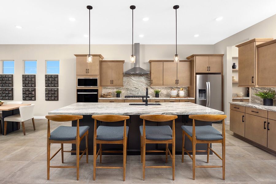 Representative furnished interior of a home built from the Lilac by Mattamy Homes in White Tank Vistas, Waddell (Image 6).