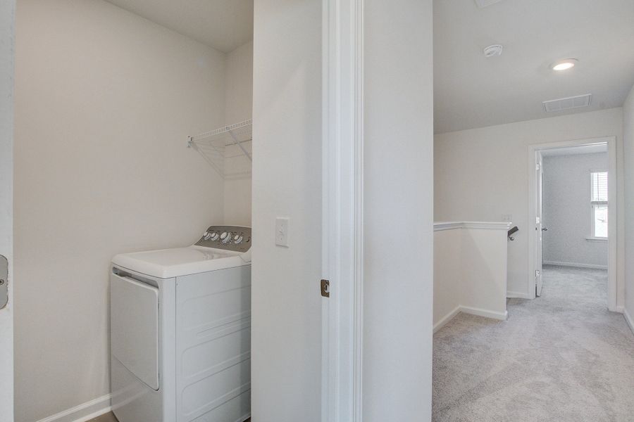 Spacious, unfurnished interior of a new home in Clear Springs Townhomes, North Charleston (Image 27).