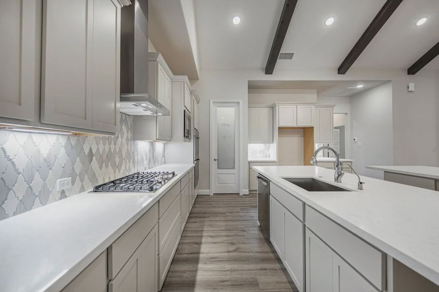 Representative furnished interior of a home built from the Calvin by Chesmar Homes in Heimer Estates at Garden Ridge, Fulshear (Image 6).