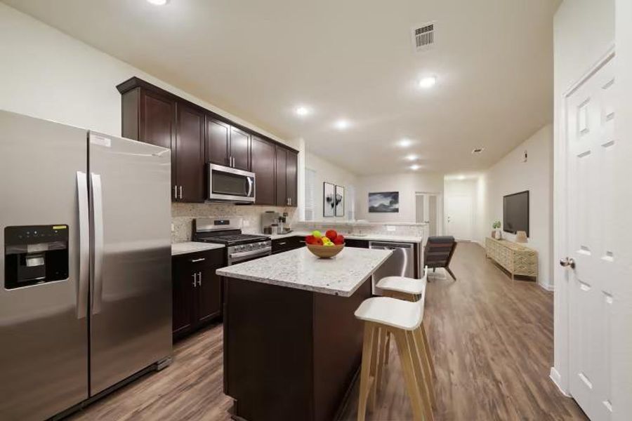 MODEL HOME images may NOT be consistent with the finished product.