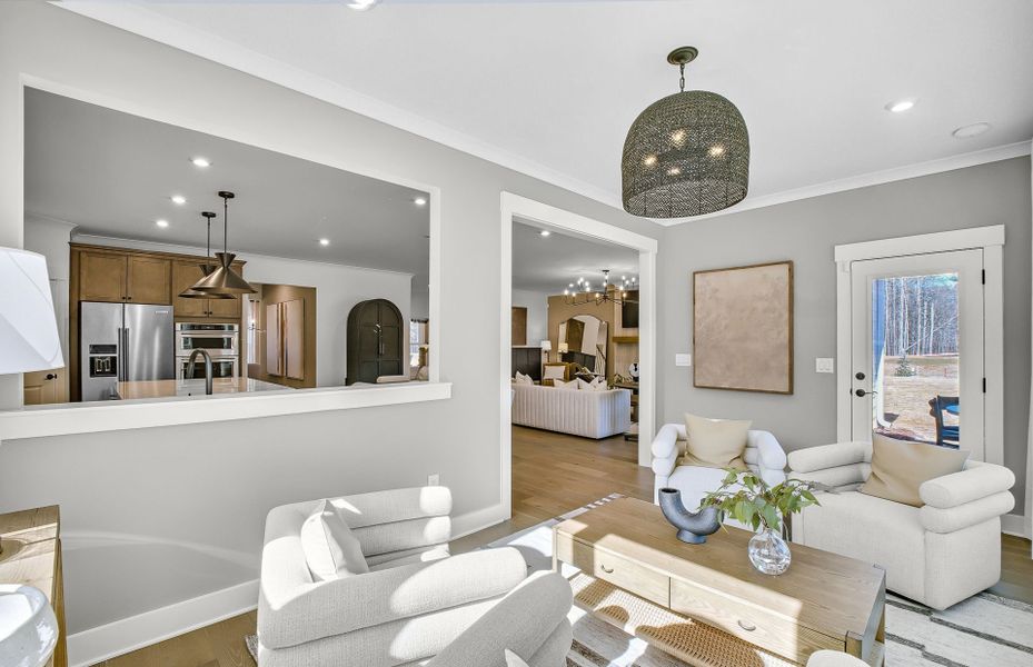 Representative furnished interior of a home built from the Riverton by Pulte Homes in Ashworth Estates, Powder Springs (Image 36).