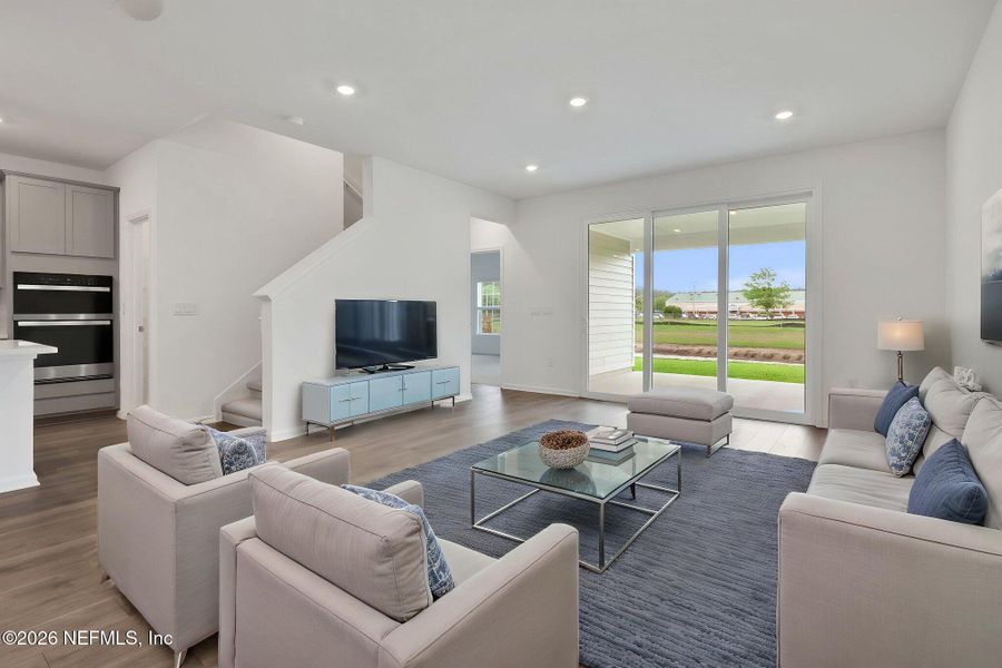 Furnished interior view inside a new home in Amberly, Green Cove Springs (Image 14).
