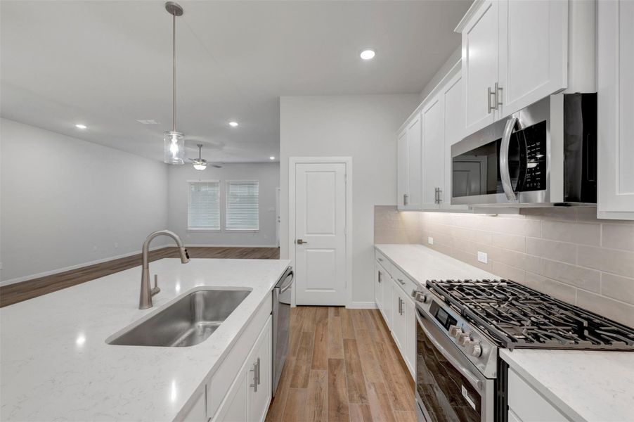 Furnished interior view inside a new home in Austin Point - Terrace Collection, Richmond (Image 15).