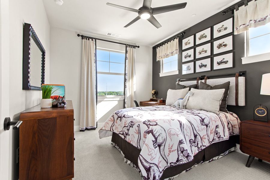 Furnished interior view inside a new home in Wildridge, Oak Point (Image 7).