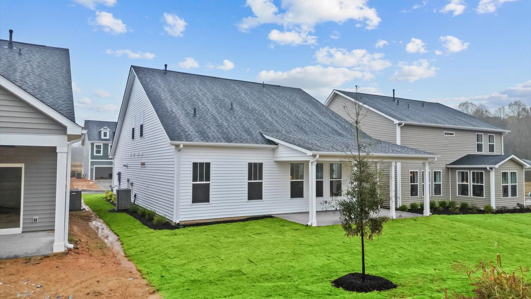 Exceptional outdoor living begins with a covered back porch in this thoughtfully designed home Exceptional outdoor living begins with a covered back porch in this thoughtfully designed home