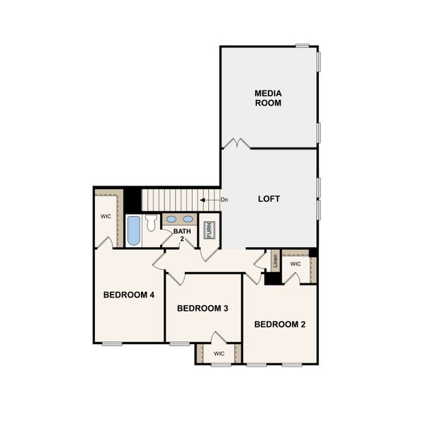 2D floor plan layout of this home in Canebrake at Hickory Hills, Old Hickory, TN (Image 3). 2D floor plan layout of this home in Canebrake at Hickory Hills, Old Hickory, TN (Image 3).