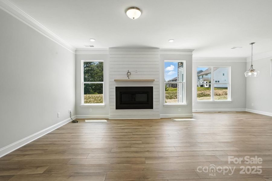 Spacious, unfurnished interior of a new home in Hampton Woods, Charlotte (Image 26).