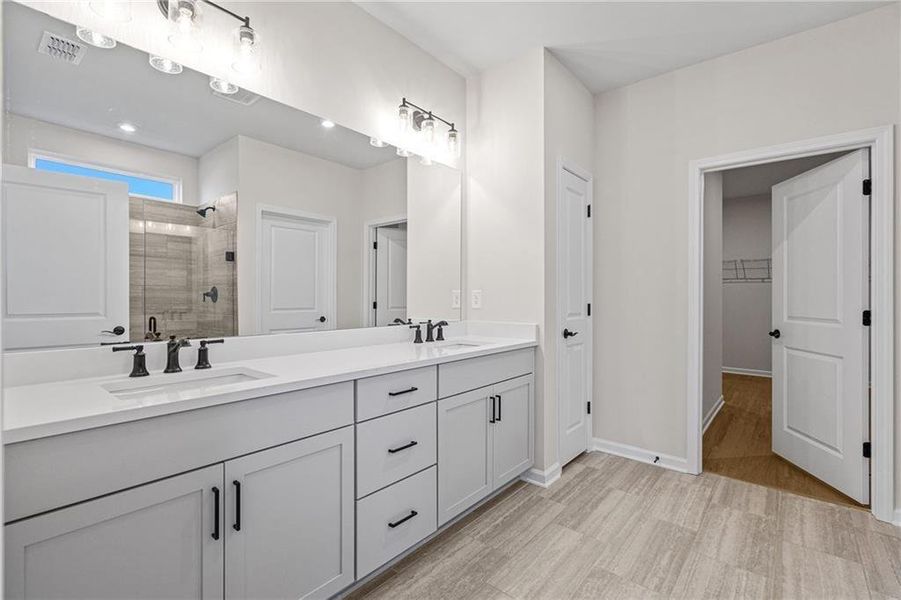 Furnished interior view inside a new home in Kelly Preserve, Loganville (Image 3).
