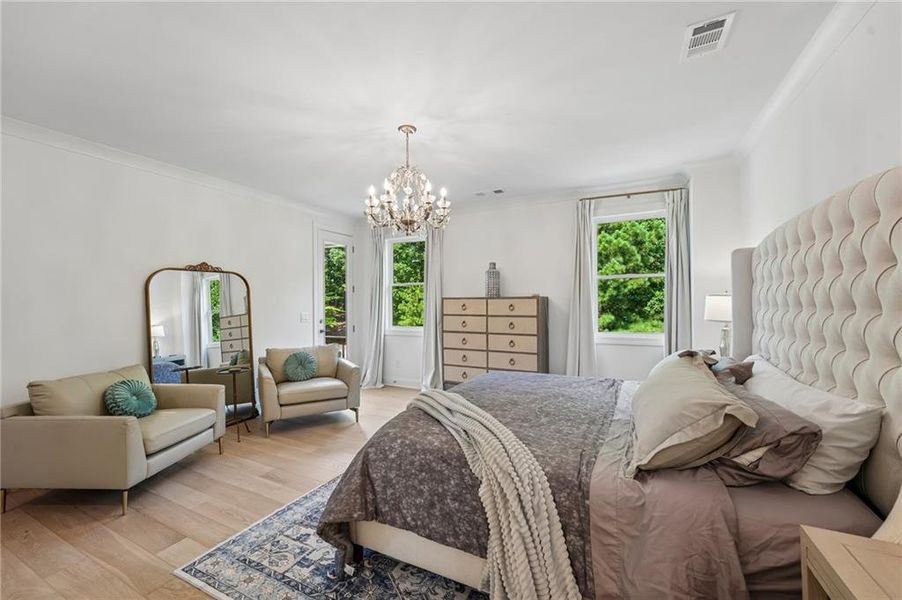 Furnished interior view inside a new home in Lakeside at River Green, Canton (Image 43).