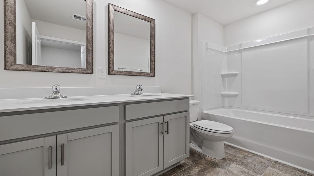 Furnished interior view inside a new home in Chestnut Ridge, Greenville (Image 9). Furnished interior view inside a new home in Chestnut Ridge, Greenville (Image 9).