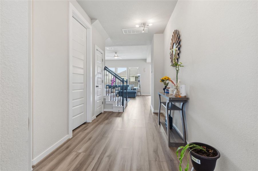 Furnished interior view inside a new home in University Heights, Round Rock (Image 5).