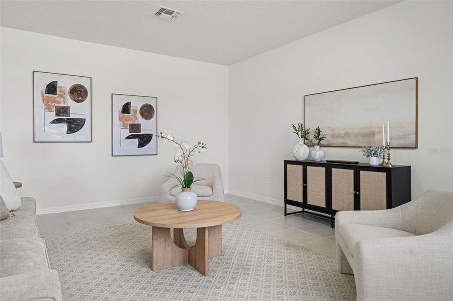 Furnished interior in a model home at Two Rivers - Classic Series in Zephyrhills (Image 22). Furnished interior in a model home at Two Rivers - Classic Series in Zephyrhills (Image 22).