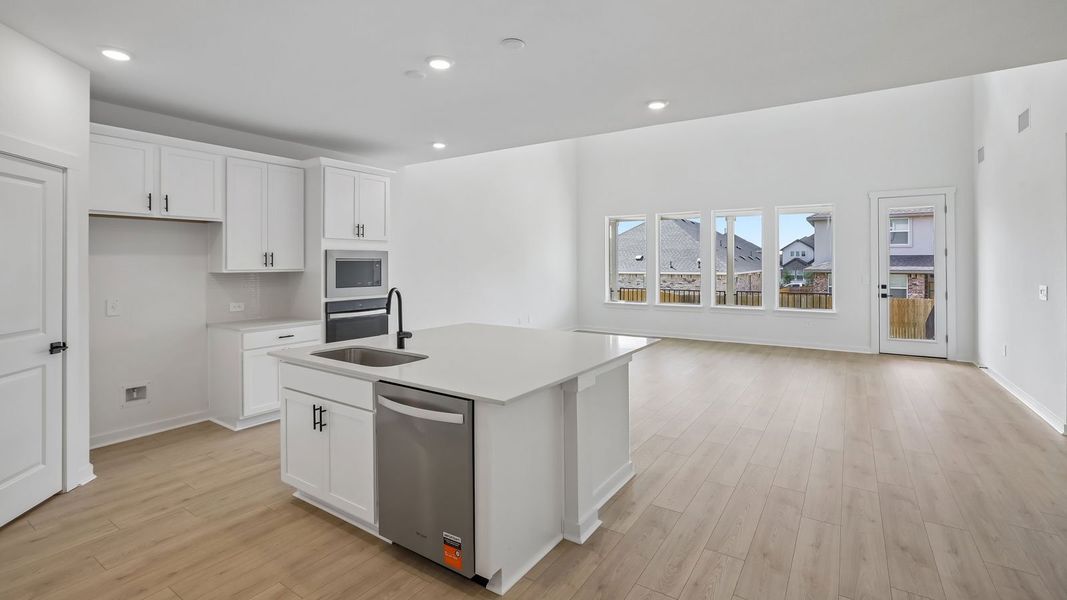 Furnished interior view inside a new home in Rosenbusch Ranch, Leander (Image 7).