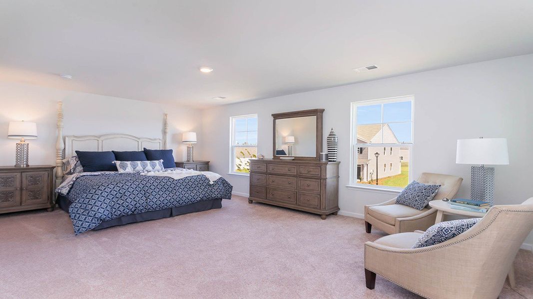 Representative furnished interior of a home built from the GALEN by D.R. Horton in Harper Meadows, Loris (Image 13).