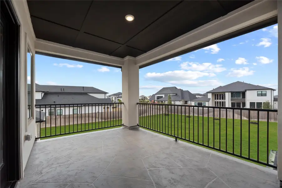 Exterior details and patio area of a home in , Cypress (Image 28).