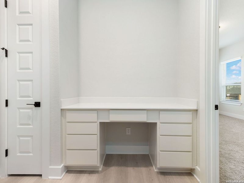 Furnished interior view inside a new home in Potranco Oaks 100's, Castroville (Image 15). Furnished interior view inside a new home in Potranco Oaks 100's, Castroville (Image 15).