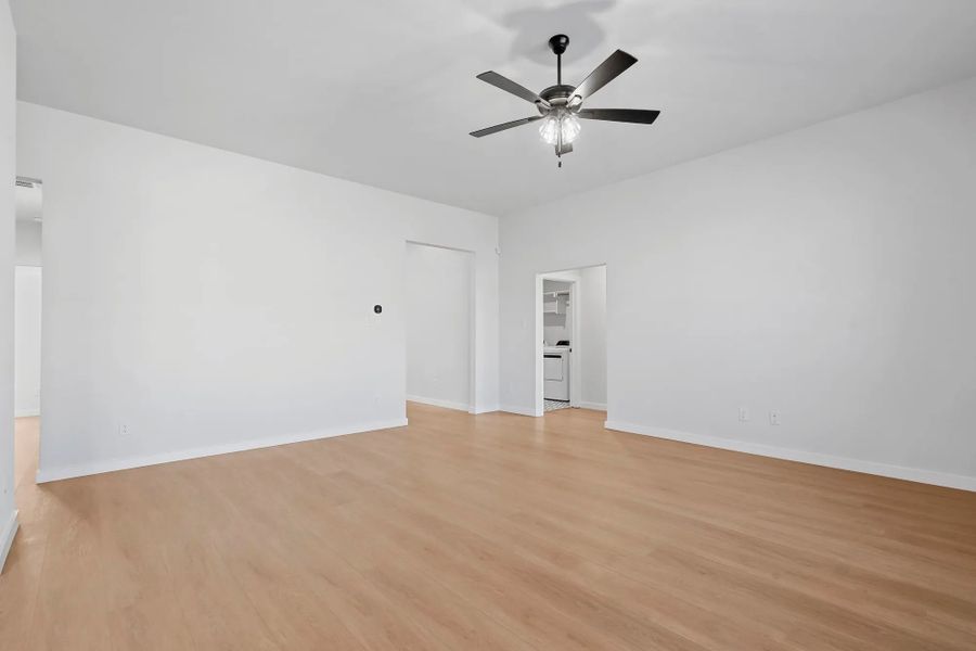 Representative unfurnished interior of a home built from the Iverson I by Cheldan Homes in Terra Vista, Springtown (Image 96). Representative unfurnished interior of a home built from the Iverson I by Cheldan Homes in Terra Vista, Springtown (Image 96).