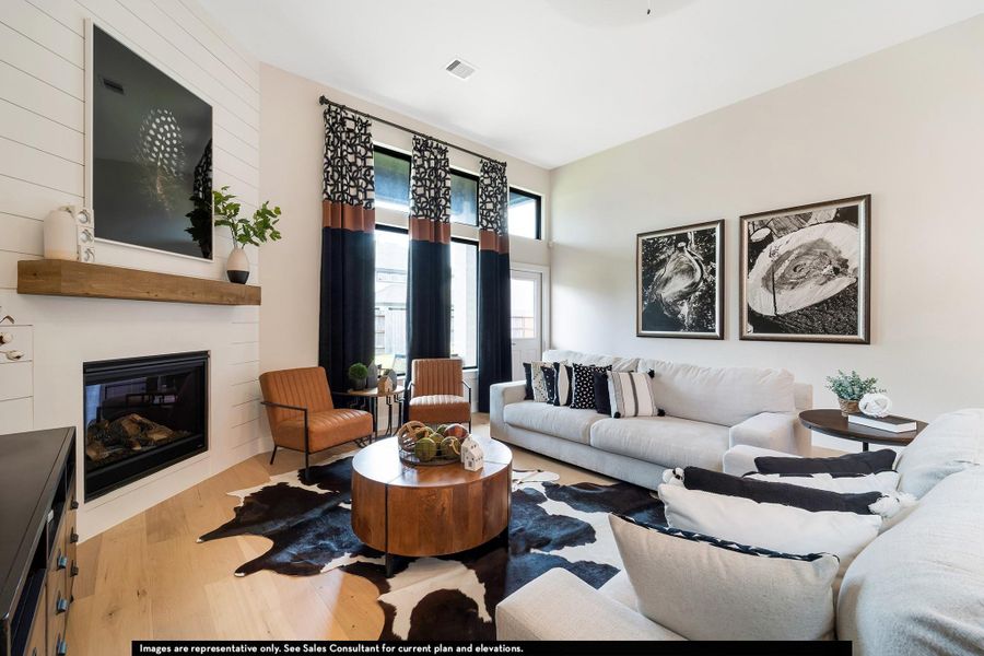 Furnished interior view inside a new home in Sunterra Lakes, Brookshire (Image 23).
