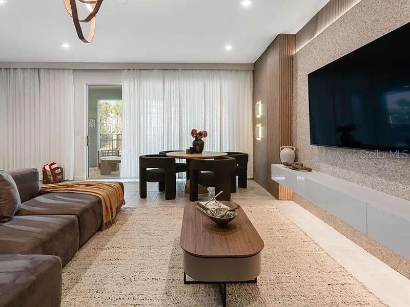 Furnished interior view inside a new home in , Kissimmee (Image 25).