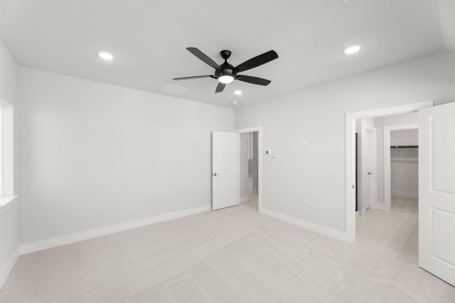 Spacious, unfurnished interior of a new home in Terrace Collection at Harvest, Argyle (Image 18).