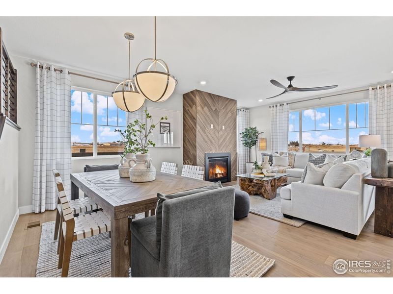 Furnished interior view inside a new home in Farmstead, Berthoud (Image 13).