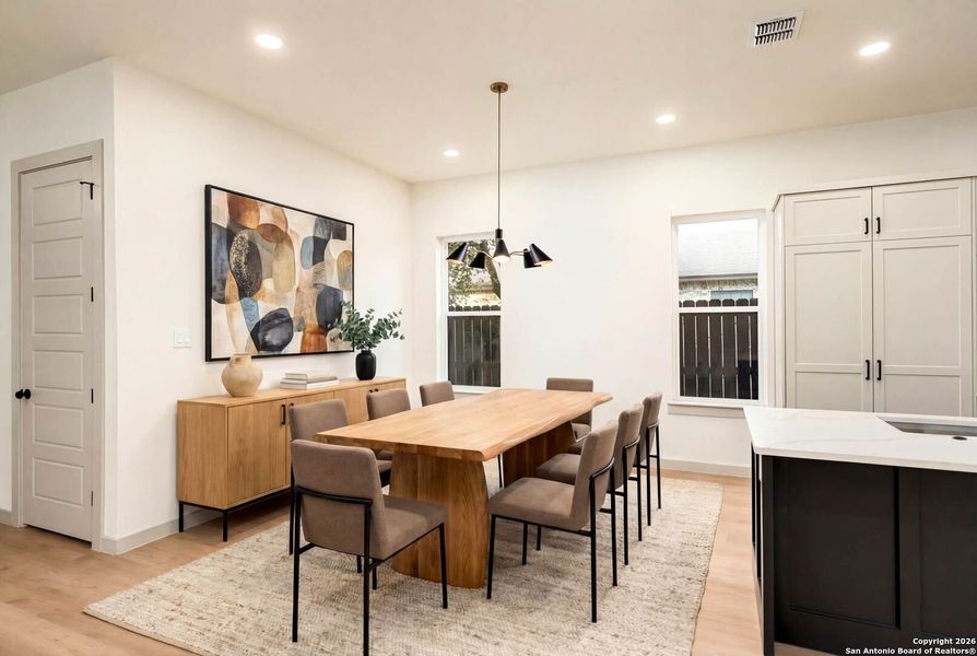Furnished interior view inside a new home in , San Antonio (Image 13).
