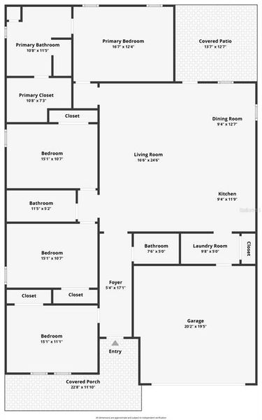 2D floor plan layout of this home in , Brooksville, FL (Image 4). 2D floor plan layout of this home in , Brooksville, FL (Image 4).