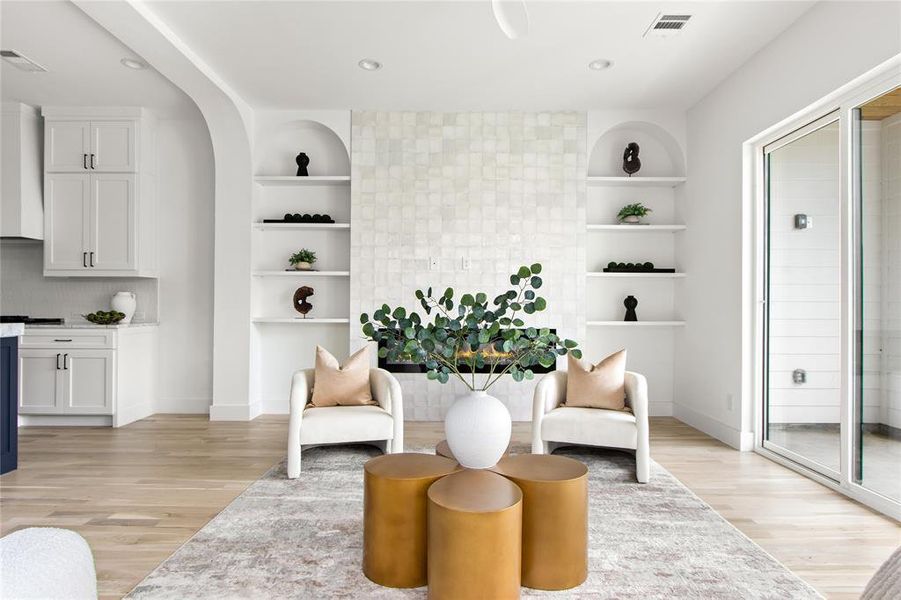 Furnished interior view inside a new home in , Dallas (Image 31).